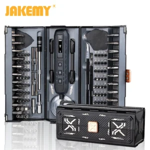 JAKEMY 180In1 Black Precision Cordless Screwdriver Magnetic Bit kit