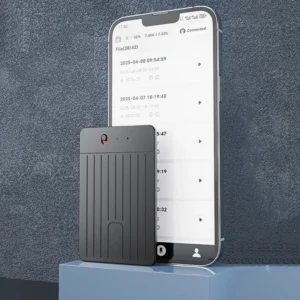 ChatGPT-4 AI Voice Recorder LED Indicator Digital Recording Device 188 Languages AI Notetaking Device for International Exchange