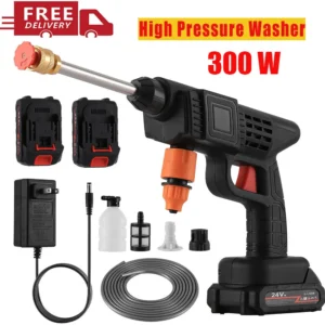 300W 30Bar Cordless Pressure Washer with 12000mAh Battery
